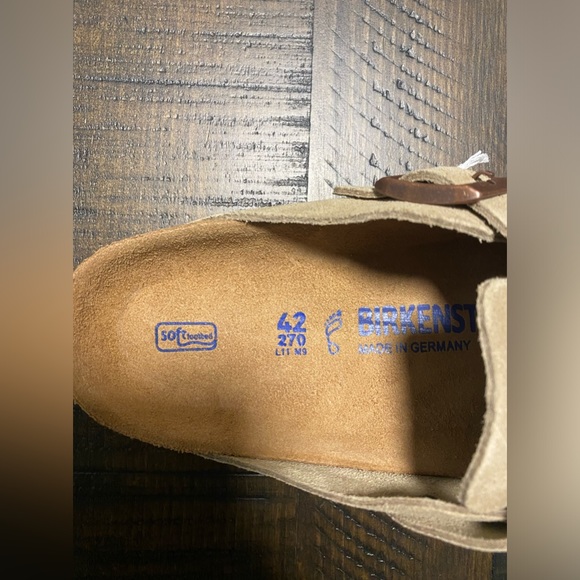 Boston Birkenstocks Taupe - Men’s US11/EU44 (42 shown in photos - not available) - Picture 2 of 8